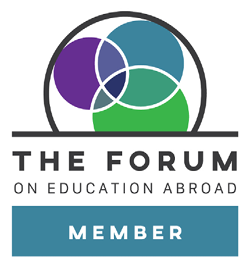 Membership logo of The Forum on Education Abroad.
